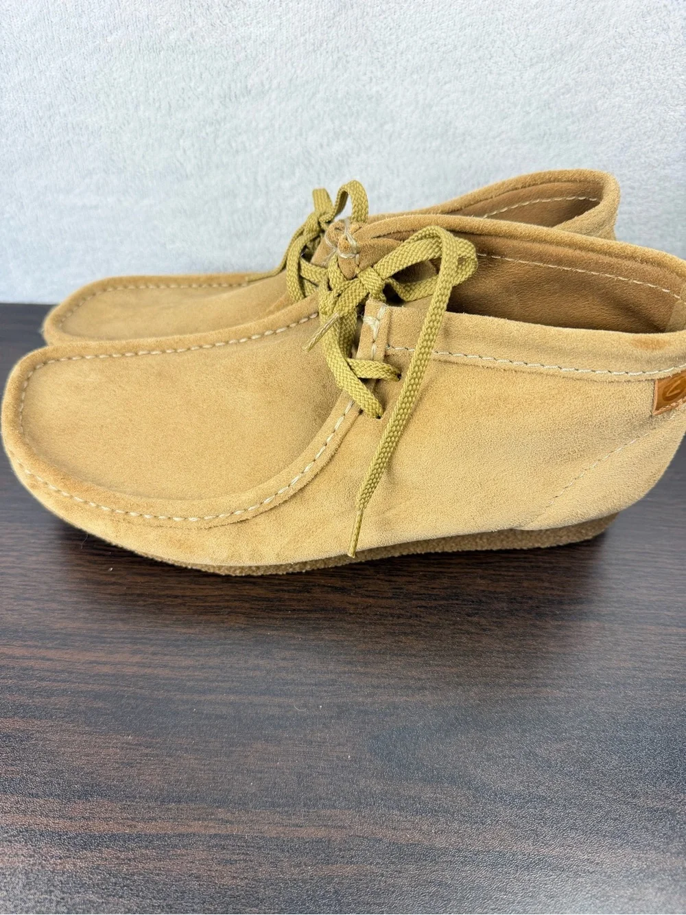 Clarks Originals Wallabee Boots Tan Suede Men’s 10.5